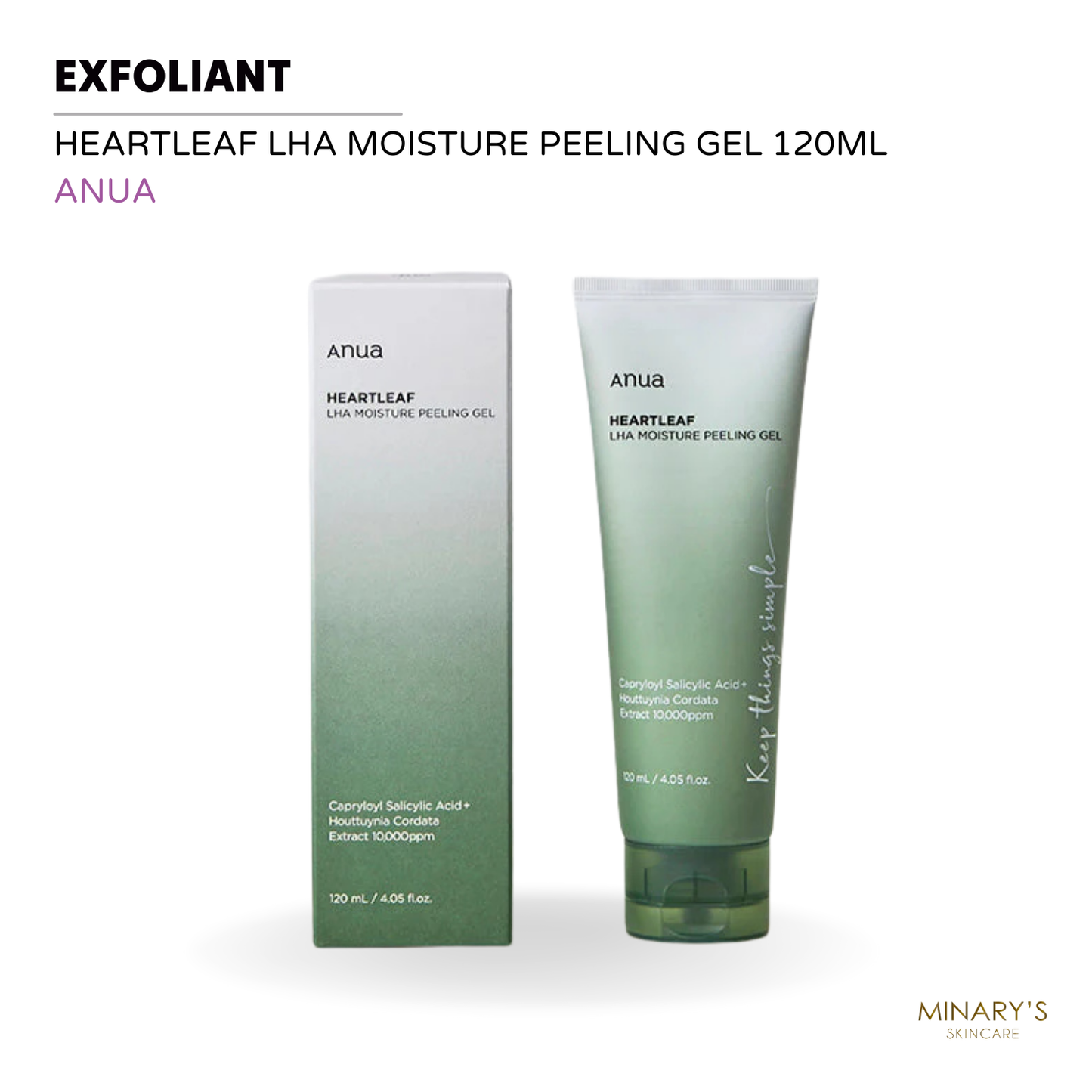 Anua - Heartleaf Lha Moisture Peeling Gel - 120ml