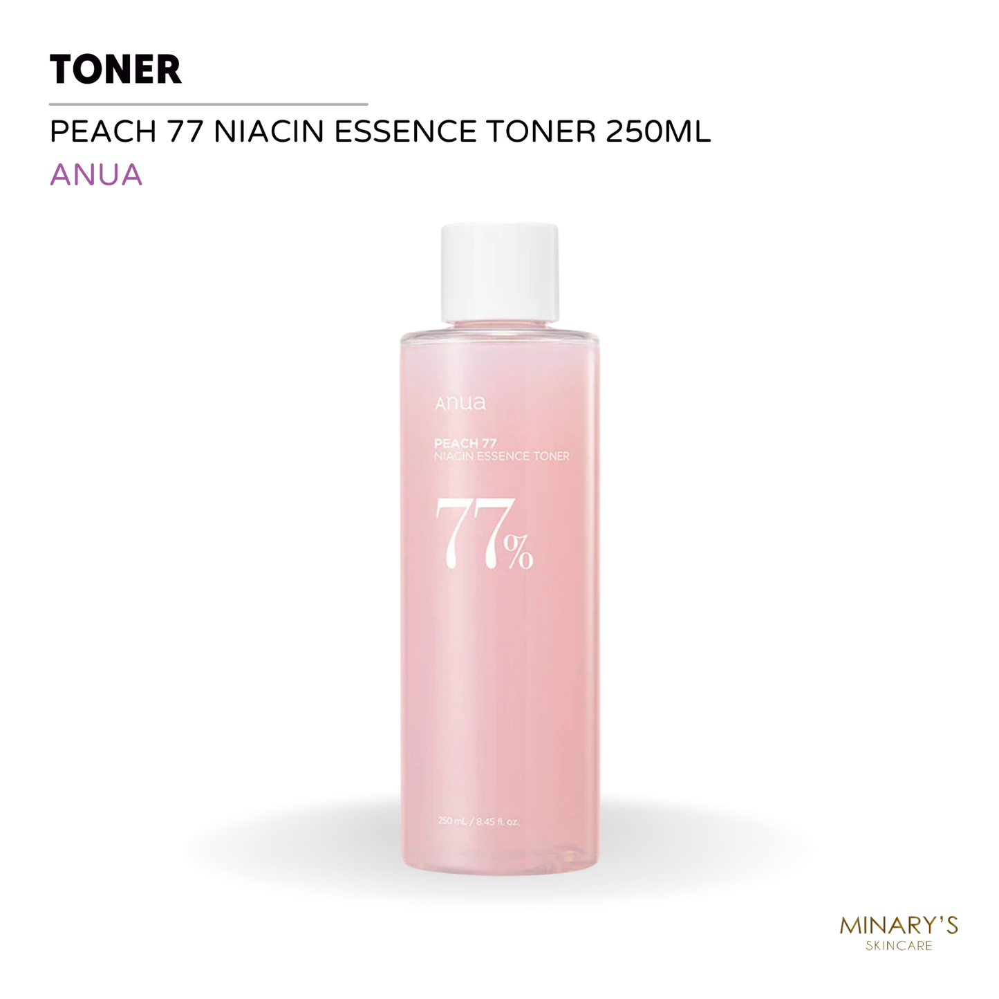 Anua - Peach 77 Niacin Essence Toner - 250ml