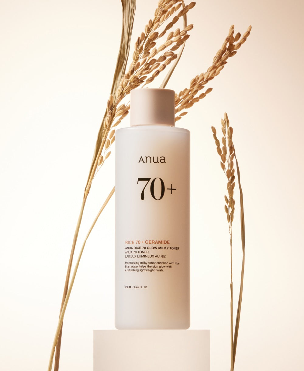 Anua – Rice 70 Glow Milky Toner – Tonique Éclat Lacté au Riz 250ml🌾