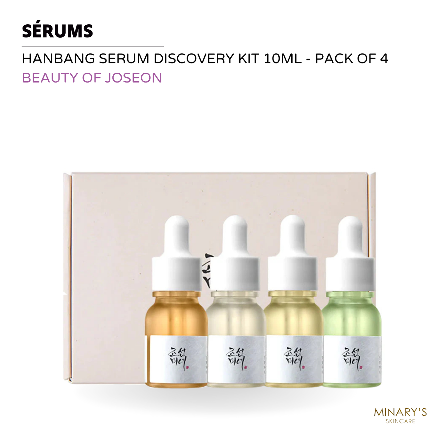 Beauty of Joseon - Hanbang Sérum Discovery Kit 10ml - Pack of 4