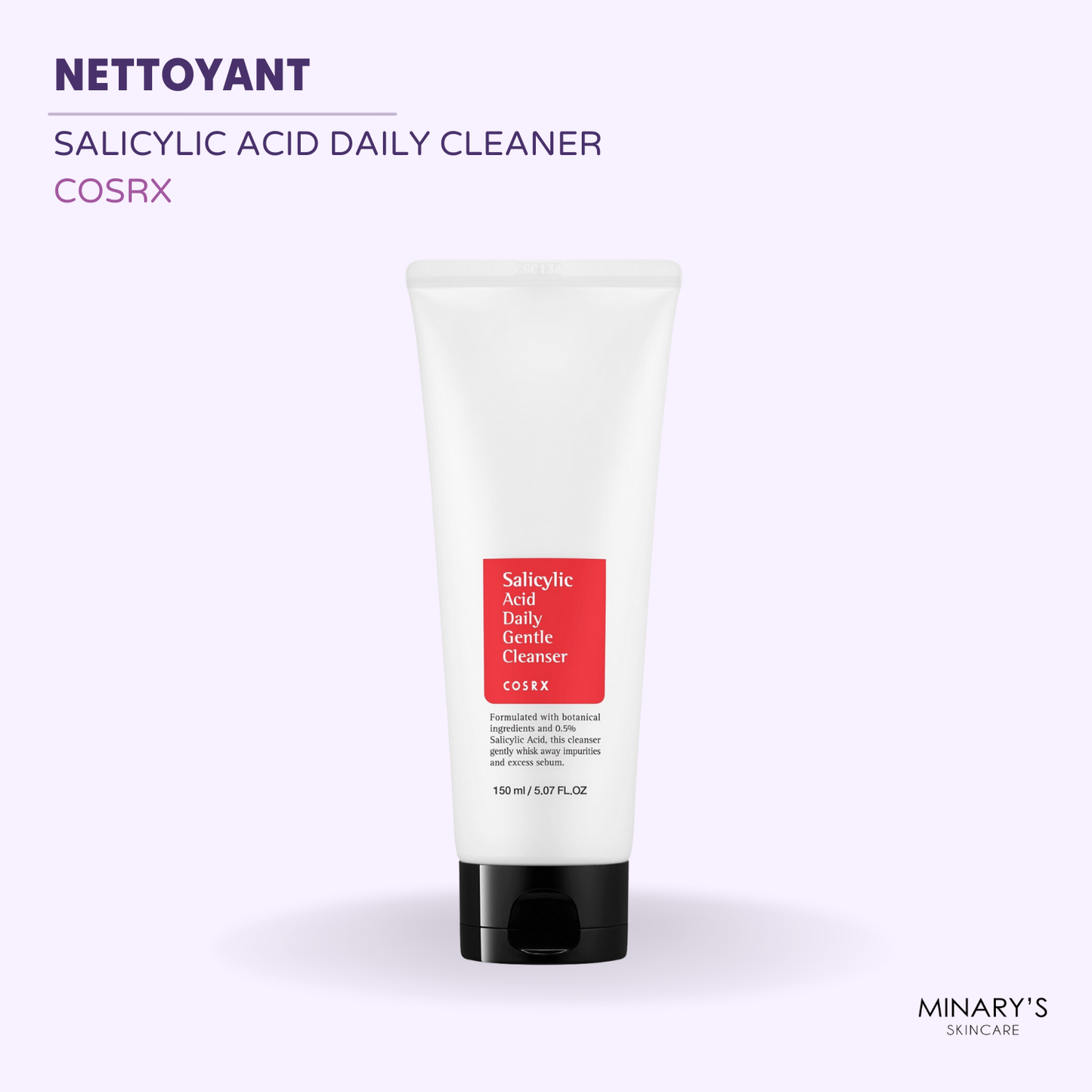 COSRX - Salicylic Acid Daily Cleaner : Mousse nettoyante purifiante - 150ml