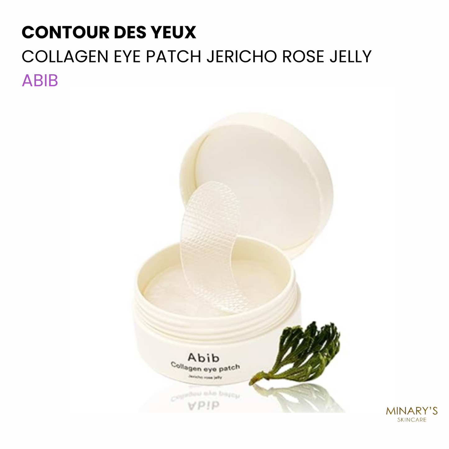 Abib Collagen Eye Patch Jericho Rose Jelly – Patch Contour des Yeux