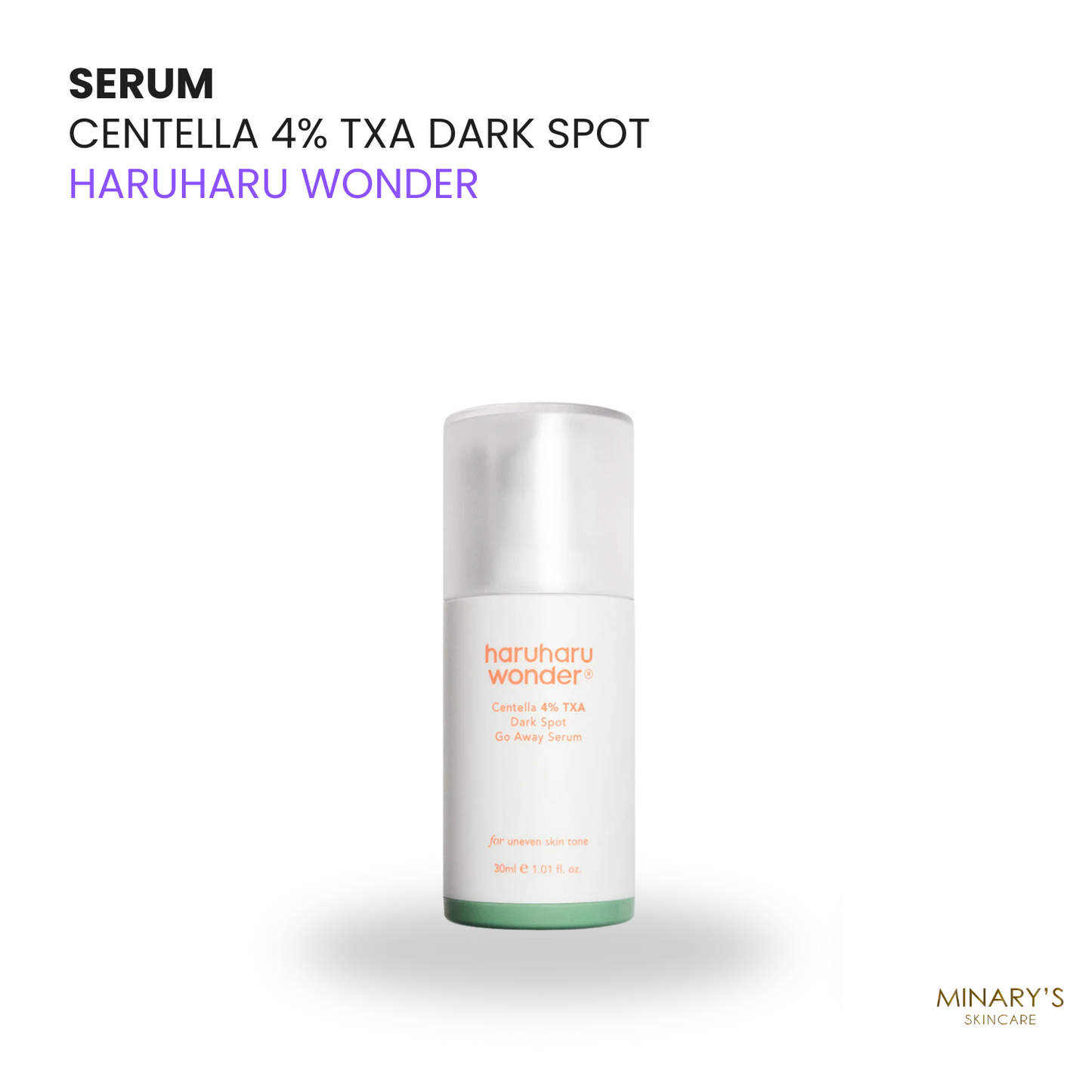 Haruharu Wonder - Centella 4% TXA Dark Spot - 30ml / Sérum Anti-Taches
