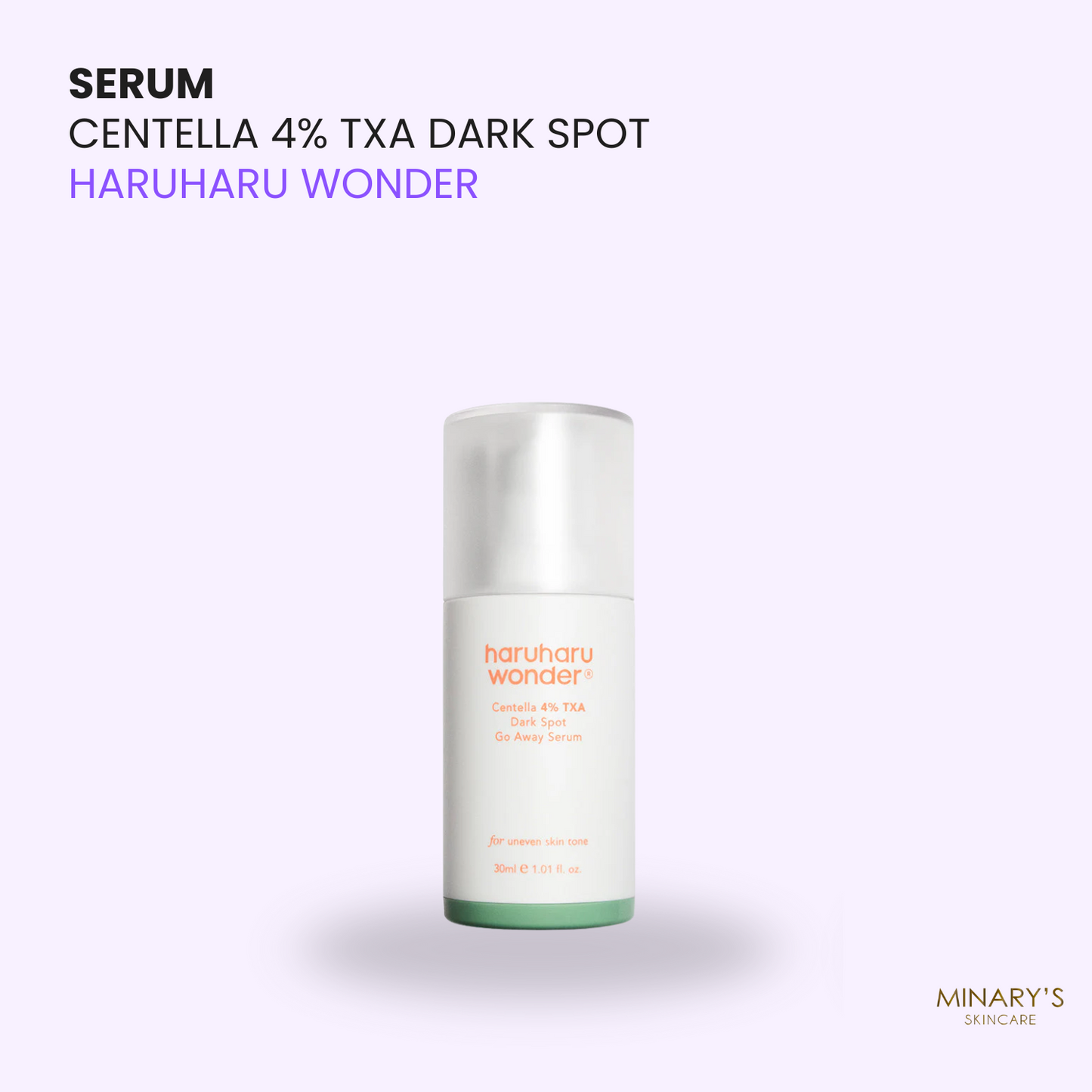 Haruharu Wonder - Centella 4% TXA Dark Spot - 30ml / Sérum Anti-Taches
