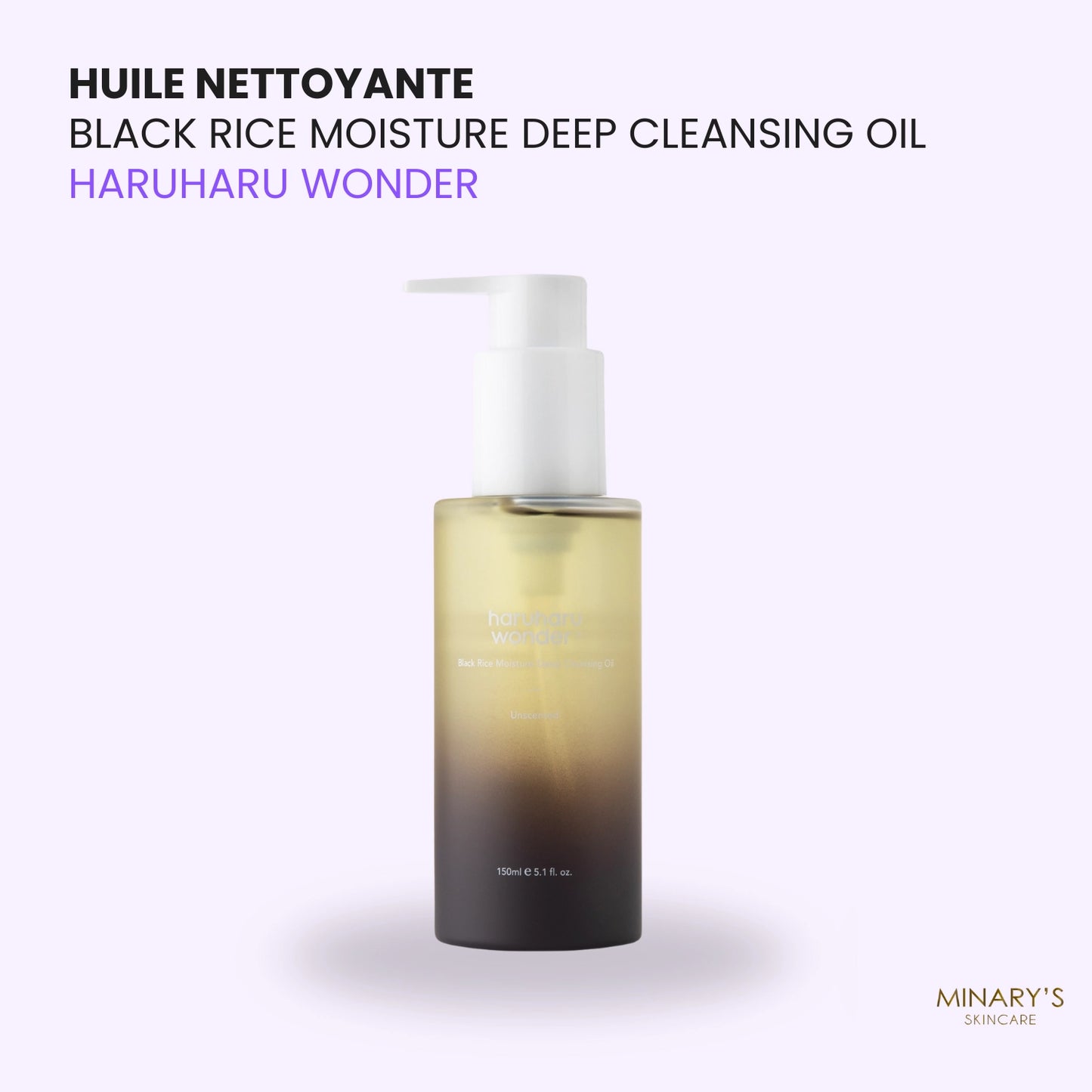 Haruharu Wonder – Black Rice Moisture Deep Cleansing Oil - 200ml