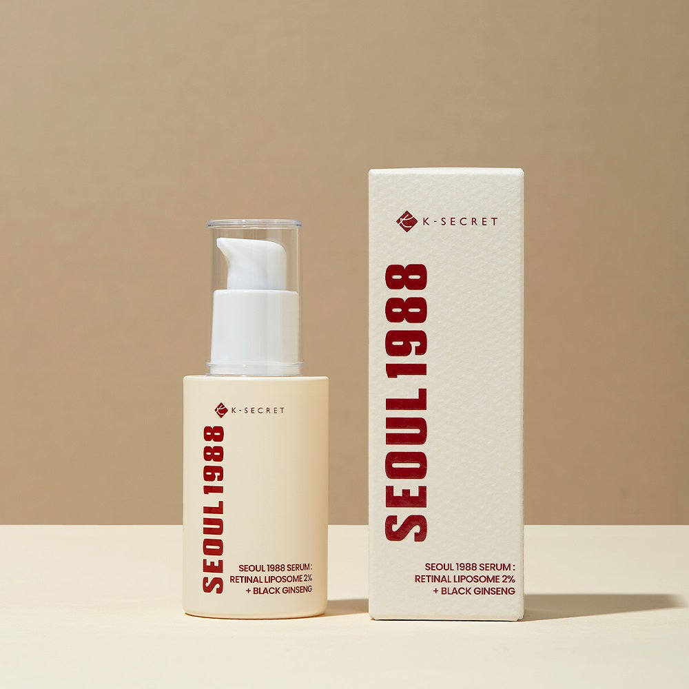 K SECRET Seoul 1988 - Serum Retinal Liposome + Ginseng noir - Sérum Anti-Âge & Éclat - 30ml