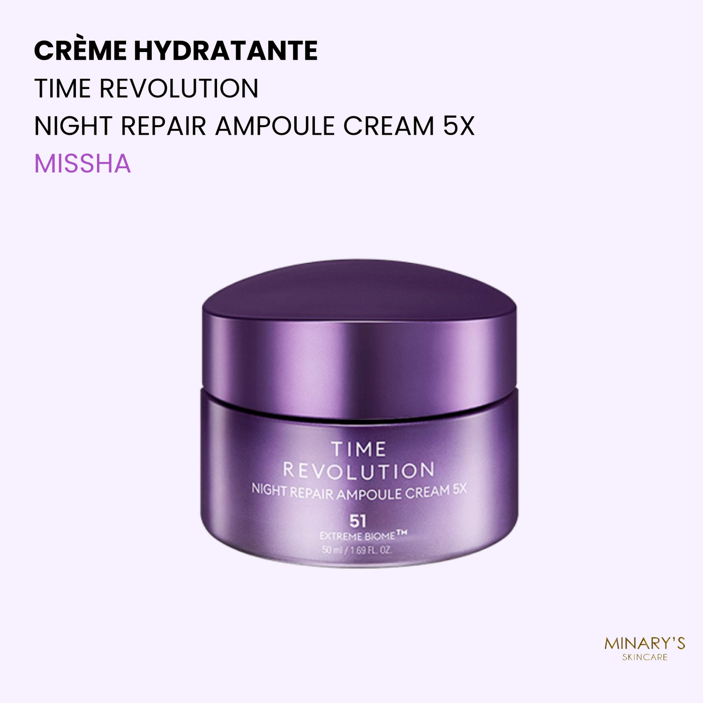 MISSHA - Time Revolution Night Repair Ampoule Cream 5X - 50ml