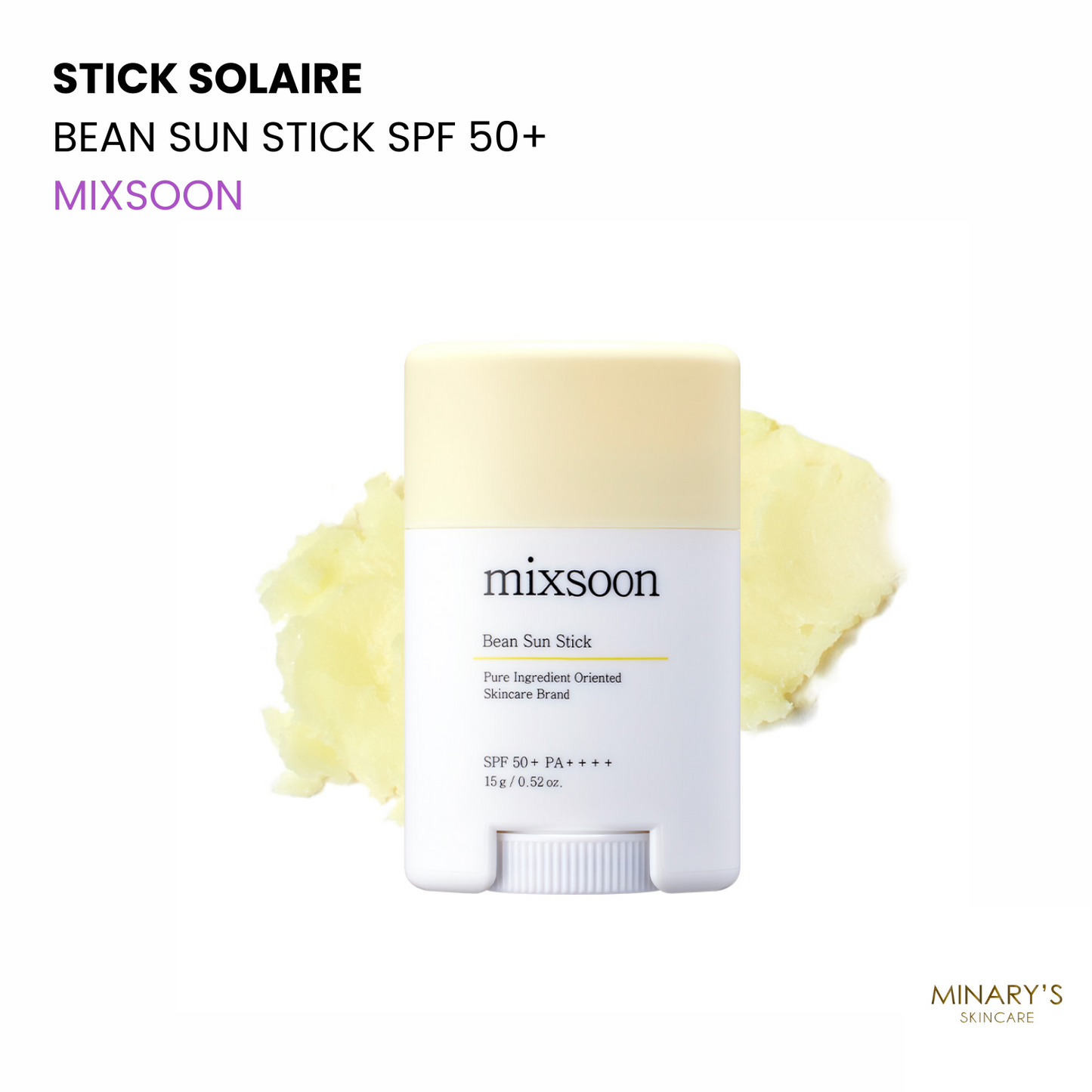 Mixsoon - Bean Sun Stick SPF 50+ PA++++ 15g