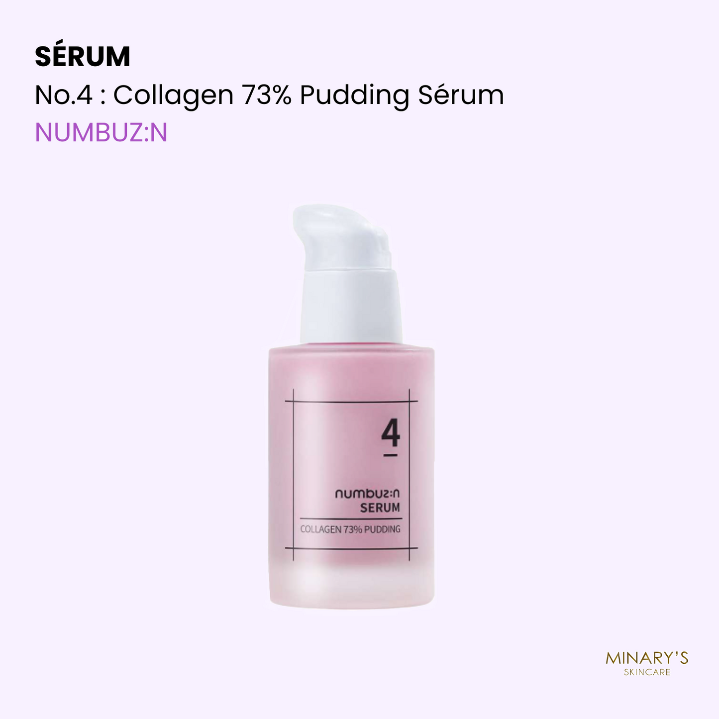Numbuzin - No.4 : Collagen 73% Pudding Sérum - 50ml