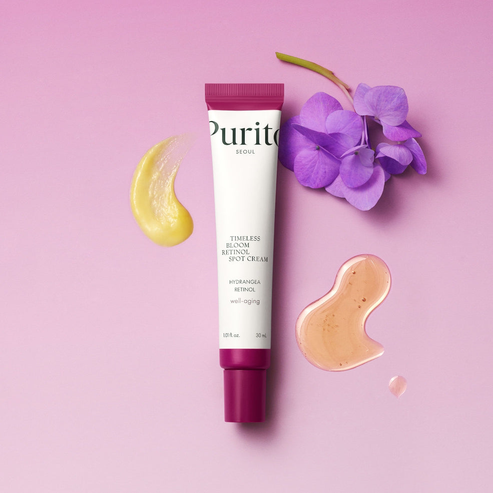 Purito Timeless Bloom Retinol Spot Cream 0.3% – Crème ciblée Anti-Taches & Ridules Jeju
