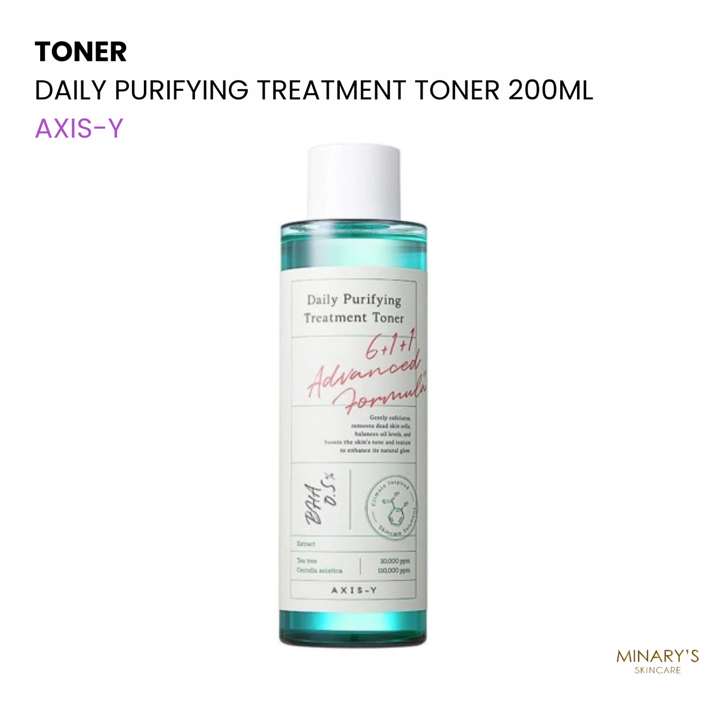 AXIS-Y Daily Purifying Treatment Toner - Tonique Purifiant - 200ml