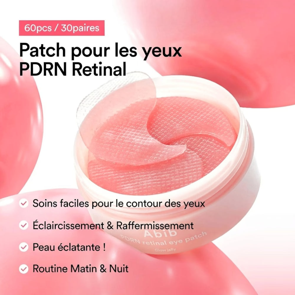 Abib – PDRN Retinal Eye Patch Glow Jelly - 60 patchs