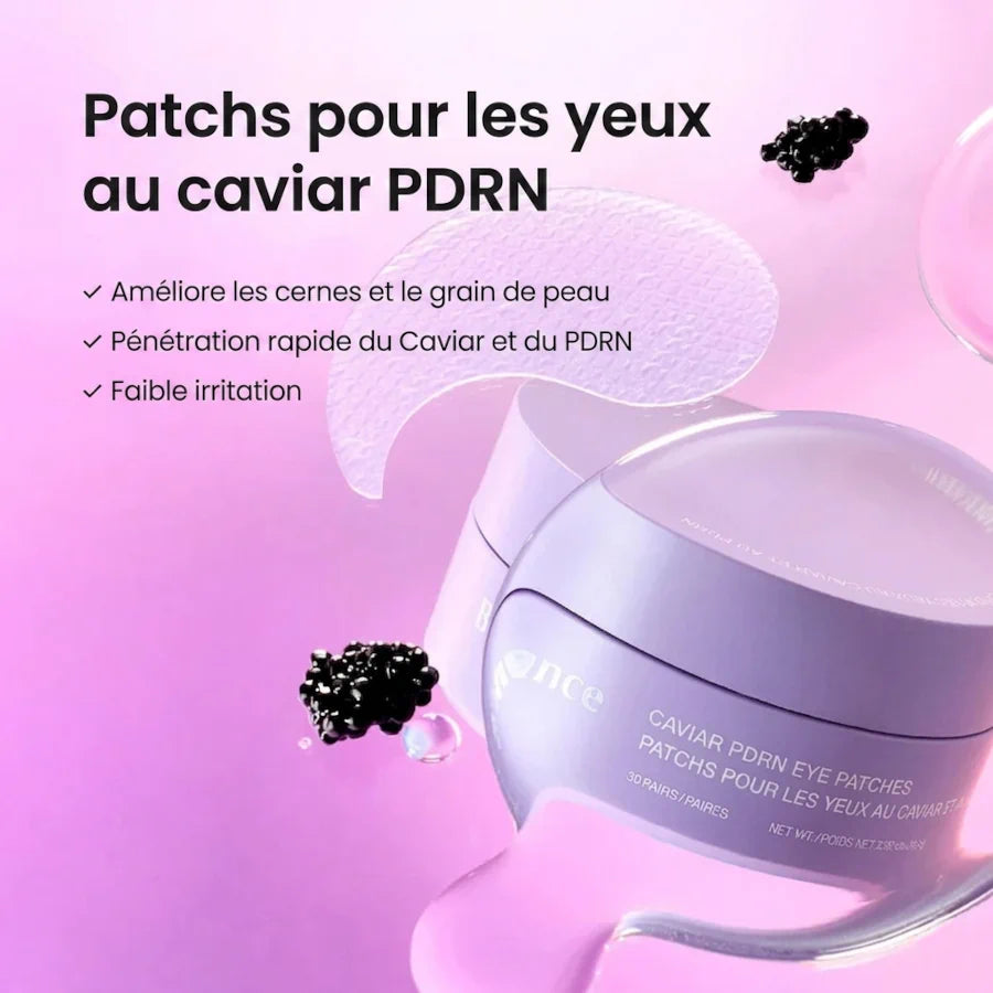Biodance Caviar PDRN Eye Patches – Patchs Yeux Hydrogel Anti-Cernes au PDRN - 60 Patchs