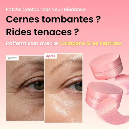 Biodance Collagen Peptide Eye Patches – Patchs Yeux Hydrogel Collagène & Peptides - 60 Patchs