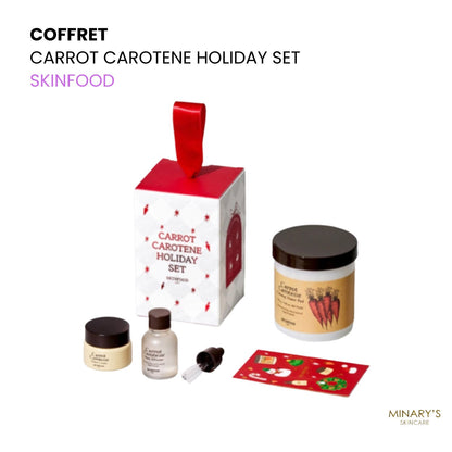 🥕 SKINFOOD Carrot Carotene Holiday Set – Coffret Apaisant & Hydratant