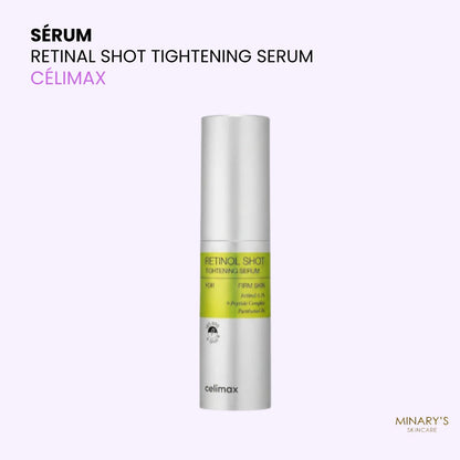 Celimax Retinol Shot Tightening Serum – Sérum Rétinol 0,1% Anti-Rides & Pores - 30ml