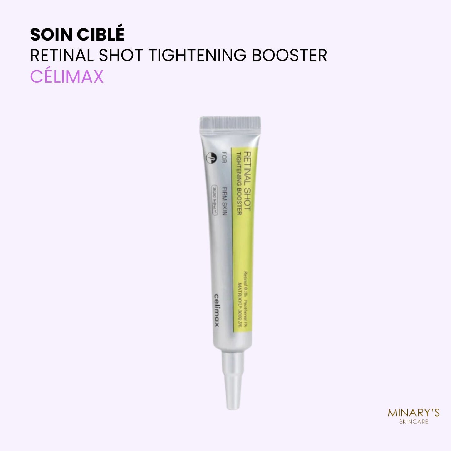 Celimax Retinal Shot Tightening Booster - Booster Rétinal 0,1% Anti-Rides & Fermeté - 15ml