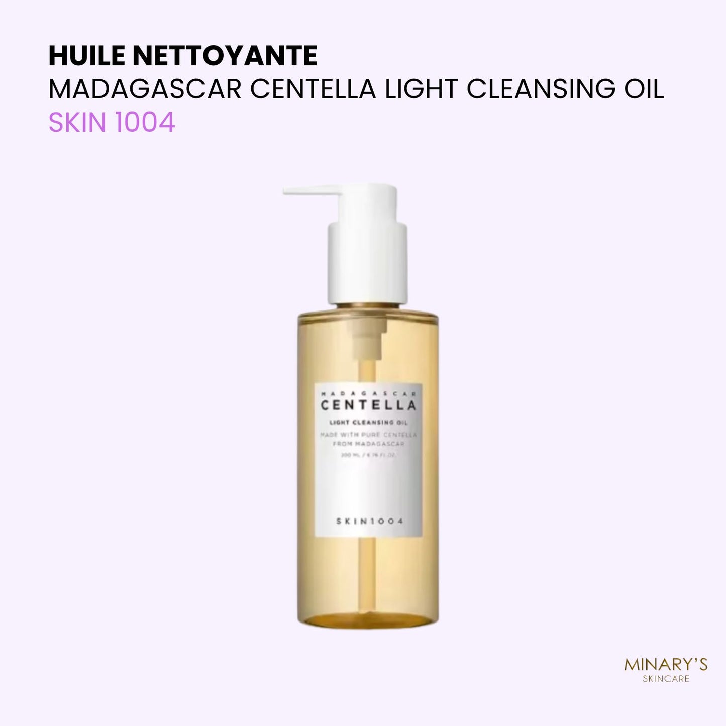 SKIN1004 - Madagascar Centella Light Cleansing Oil | Huile démaquillante ultra-légère 200ml