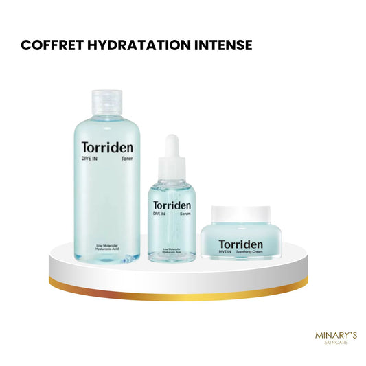 Pack TORRIDEN DIVE-IN – Toner + Sérum + Crème Acide Hyaluronique
