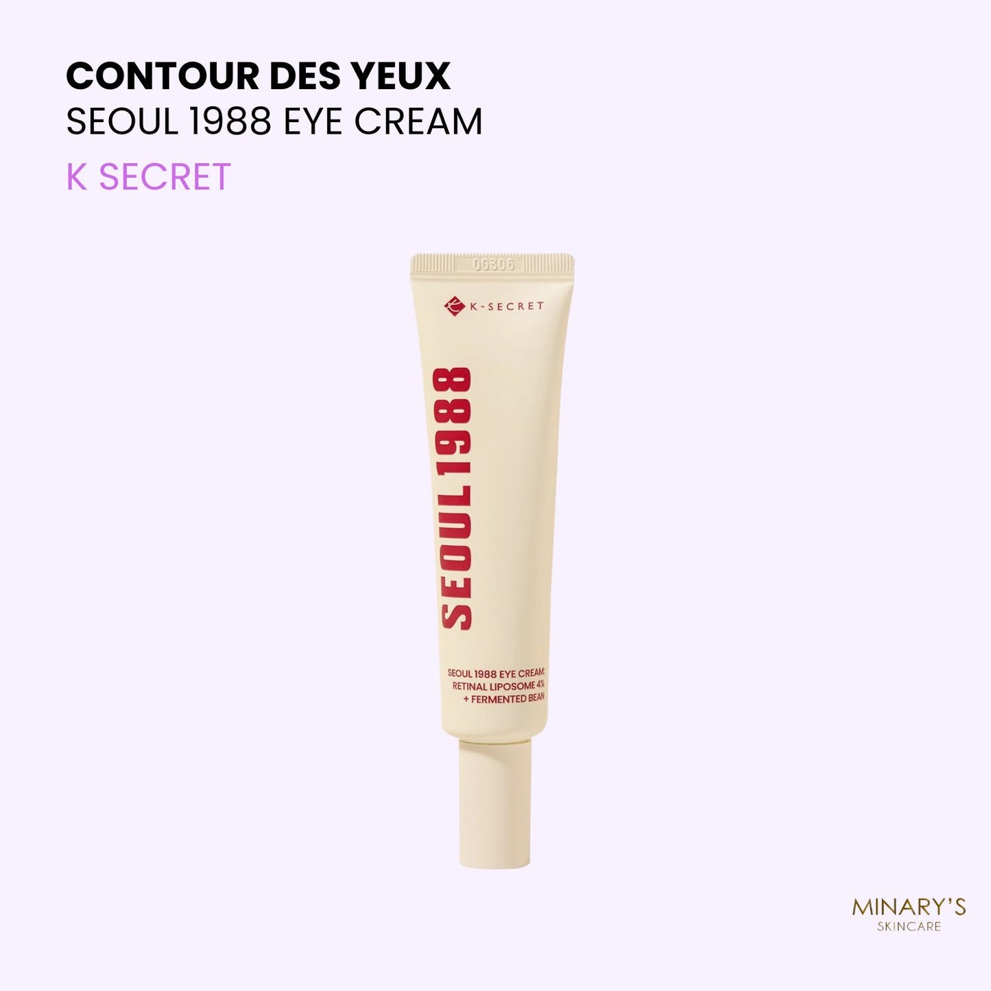 K SECRET Seoul 1988 - Crème Contour des Yeux au Rétinal 4% Anti-Âge - 30ml
