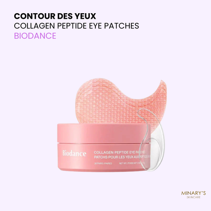 Biodance Collagen Peptide Eye Patches – Patchs Yeux Hydrogel Collagène & Peptides - 60 Patchs