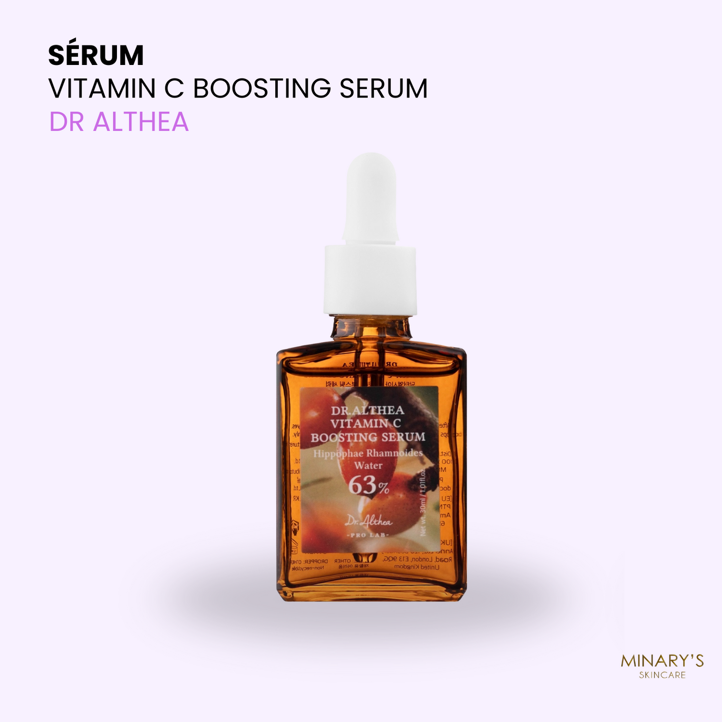Dr. Althea – Vitamin C Boosting Serum : Éclat, Équilibre, Douceur - 30ml