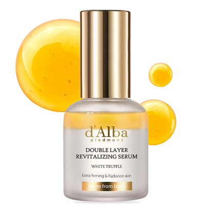 D'ALBA - White Truffle Double Layer Revitalizing Serum / Sérum revitalisant biphasé à la truffe blanche 50ml