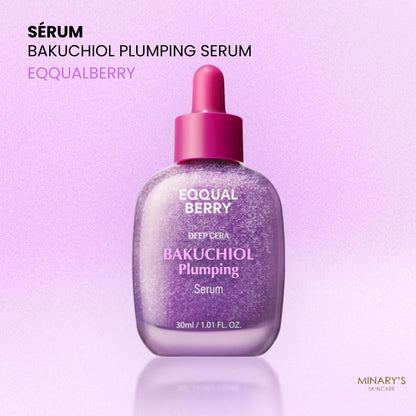 EQQUALBERRY – Sérum Repulpant au Bakuchiol – 30ml