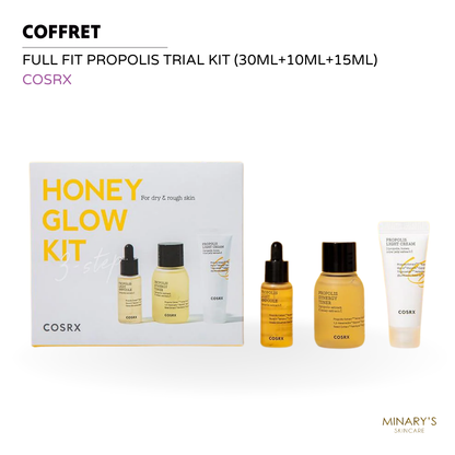 COSRX - FULL FIT PROPOLIS TRIAL KIT (30ML+10ML+15ML) 55ML