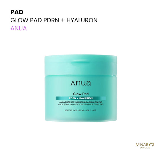 Anua – Glow Pad PDRN + Hyaluron - 70 disques exfoliants + hydratants 180ml