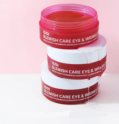 ISOI Blemish Care  - Patchs Hydrogel Anti-Rides & Anti-Cernes à la Rose Bulgare (90 pcs)