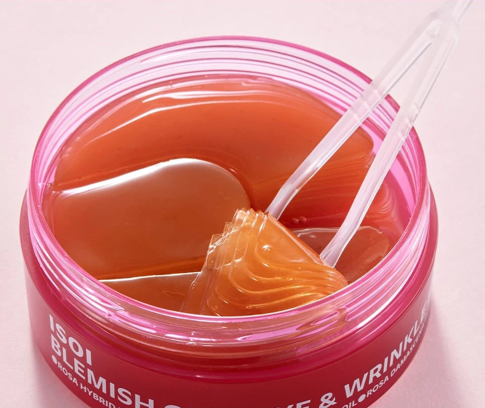 ISOI Blemish Care  - Patchs Hydrogel Anti-Rides & Anti-Cernes à la Rose Bulgare (90 pcs)