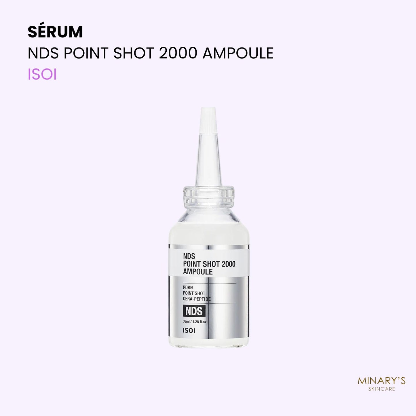 ISOI Point Shot 2000 - Ampoule Raffermissante Micro-Spicules & PDRN 38ml