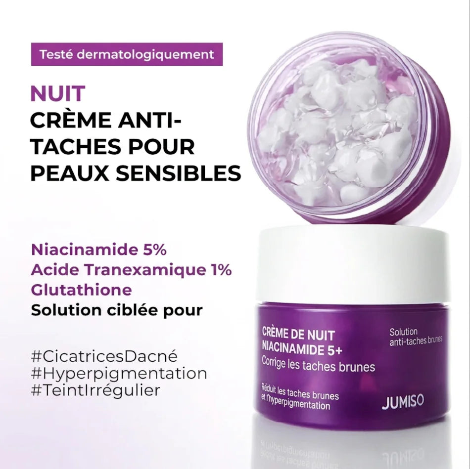 Jumiso - Niacinamide 5 Overnight Cream  | Crème Anti-Taches 50ml