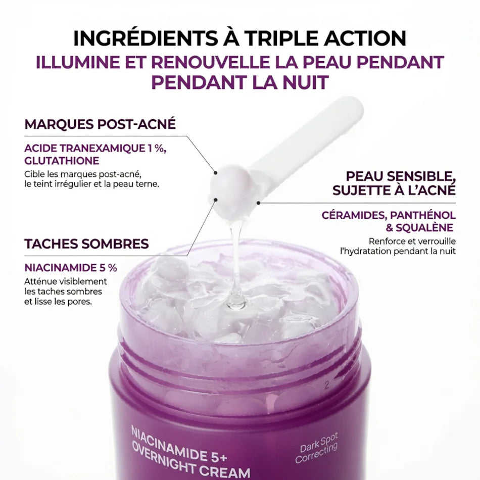 Jumiso - Niacinamide 5 Overnight Cream  | Crème Anti-Taches 50ml