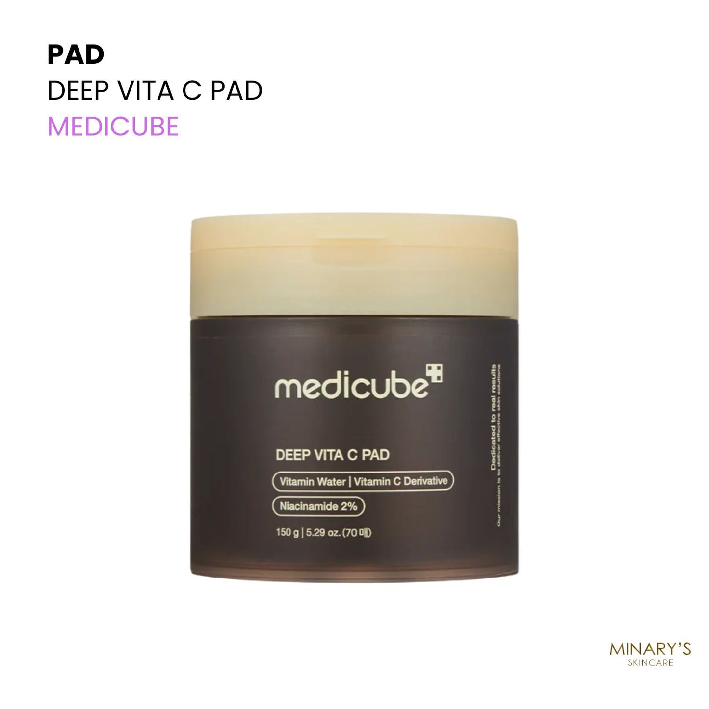 Medicube - Deep Vita C Pad - 70 pads Exfoliants à la Vitamine C