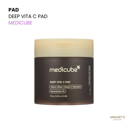 Medicube - Deep Vita C Pad - 70 pads Exfoliants à la Vitamine C