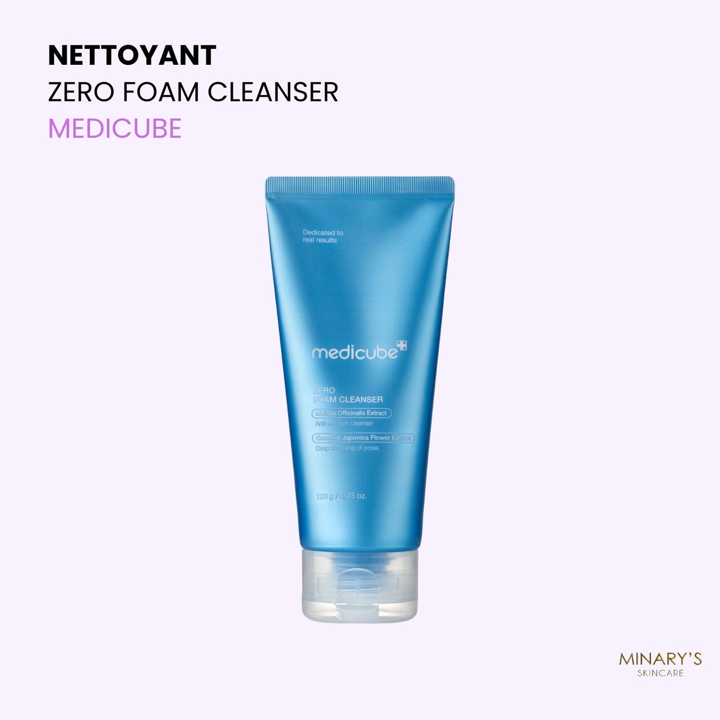 Medicube – Zero Foam Cleanser - Nettoyant purifiant doux - 120g