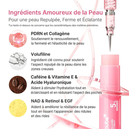 Medicube – PDRN Pink Collagen Volume Multi Balm | Baume Stick Repulpant Visage & Corps 10g