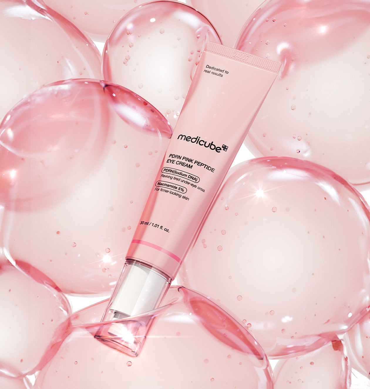 Medicube - PDRN Pink Peptide Eye Cream - Contour des yeux anti-âge 30ml
