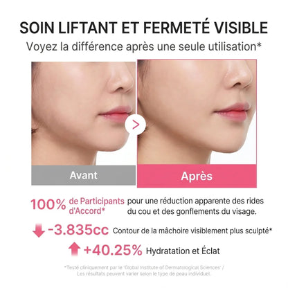 Medicube PDRN Collagen Gua Sha Neck Cream – Crème Cou & Décolleté au PDRN et Volufiline 5% | Gua Sha Intégré - 90g