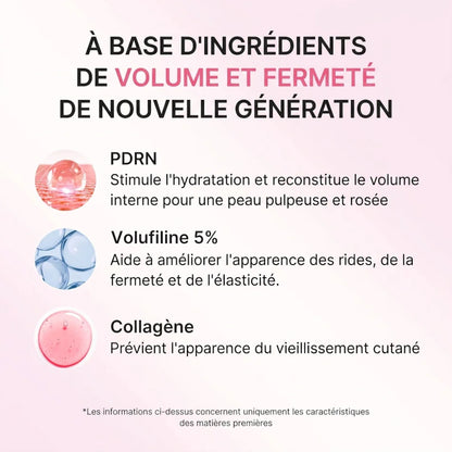 Medicube PDRN Collagen Gua Sha Neck Cream – Crème Cou & Décolleté au PDRN et Volufiline 5% | Gua Sha Intégré - 90g