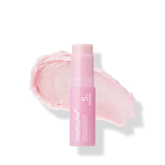 Medicube – PDRN Pink Collagen Volume Multi Balm | Baume Stick Repulpant Visage & Corps 10g