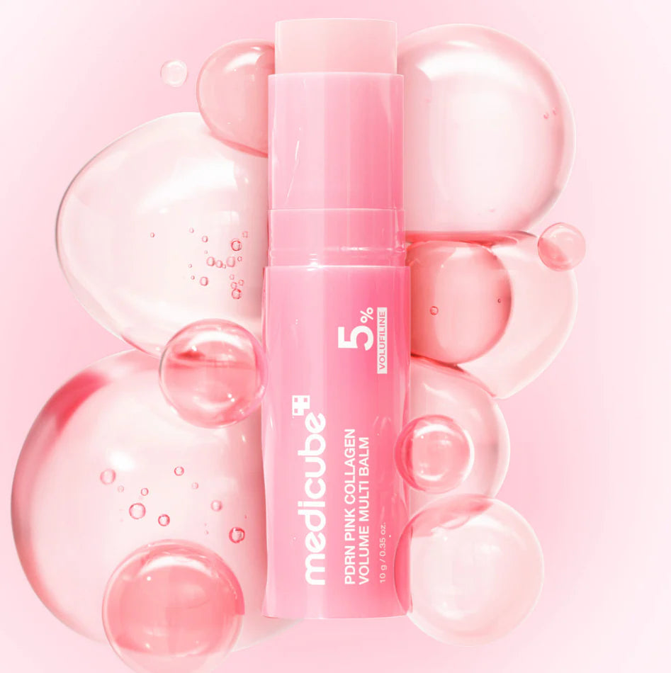 Medicube – PDRN Pink Collagen Volume Multi Balm | Baume Stick Repulpant Visage & Corps 10g
