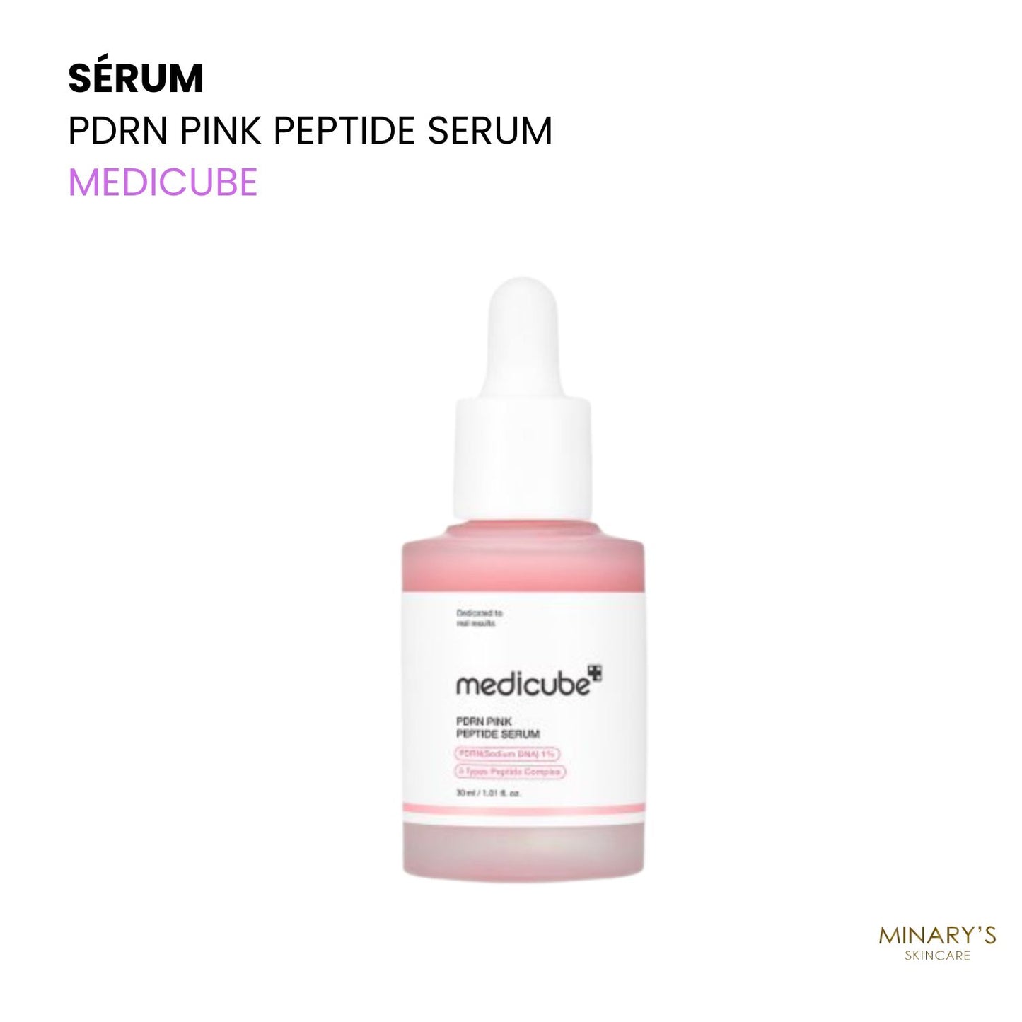 ✨ Medicube – PDRN Pink Peptide Serum - 30ml