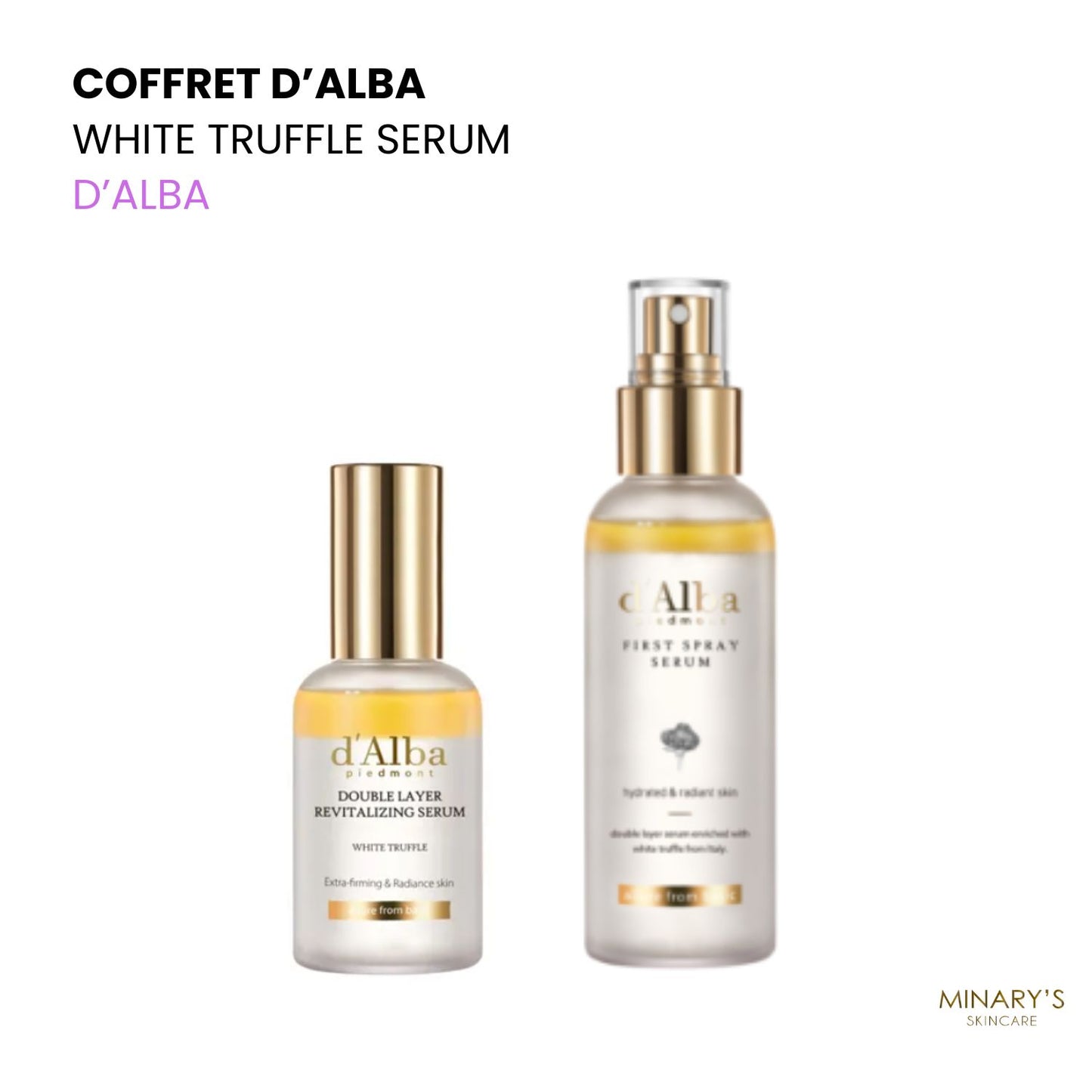 Pack d'Alba - Duo Sérums Spéciale