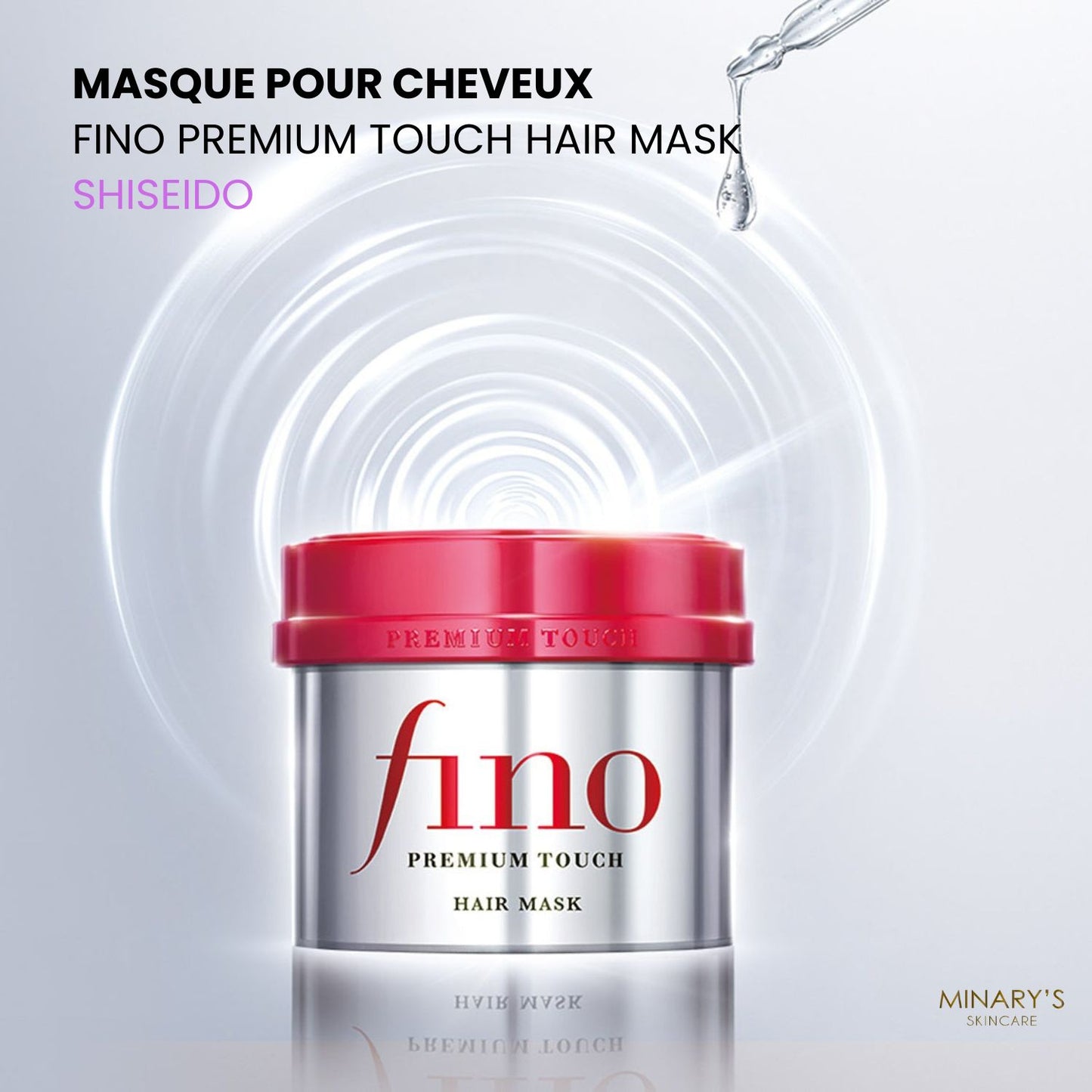 SHISEIDO - Masque Fino Premium Touch – Soin Capillaire Japonais Réparateur Intense 230g
