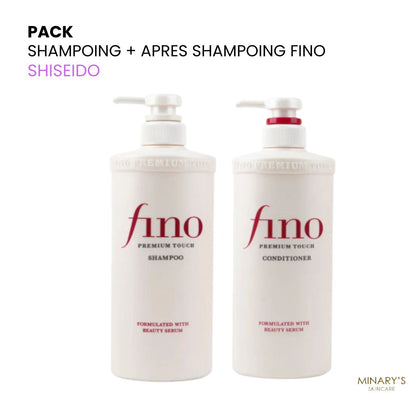 SHISEIDO - Fino Shampoing / Après-Shampoing Réparateur Japonais – 550ml