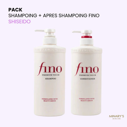 SHISEIDO - Fino Shampoing / Après-Shampoing Réparateur Japonais – 550ml
