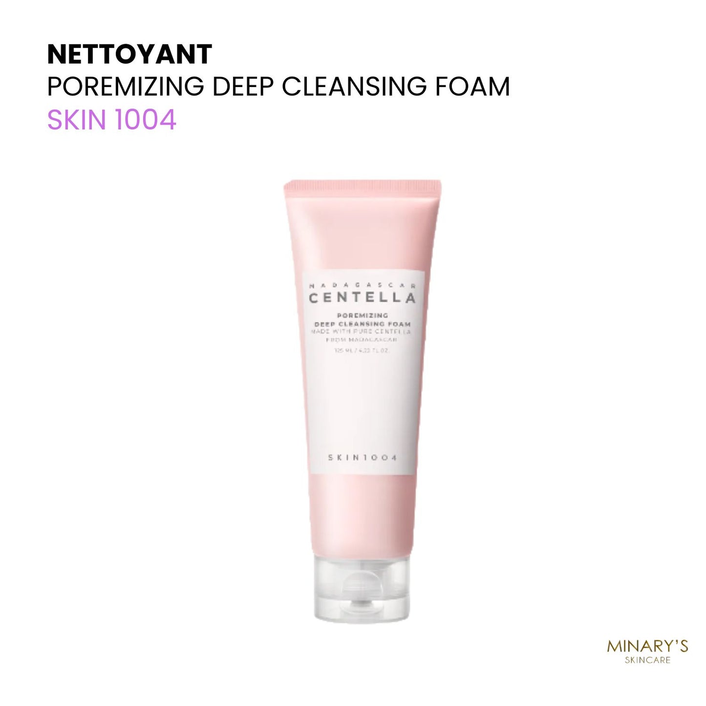 SKIN1004 Madagascar Centella Poremizing Deep Cleansing Foam  – Nettoyant Pores & Peaux Sensibles - 125ml